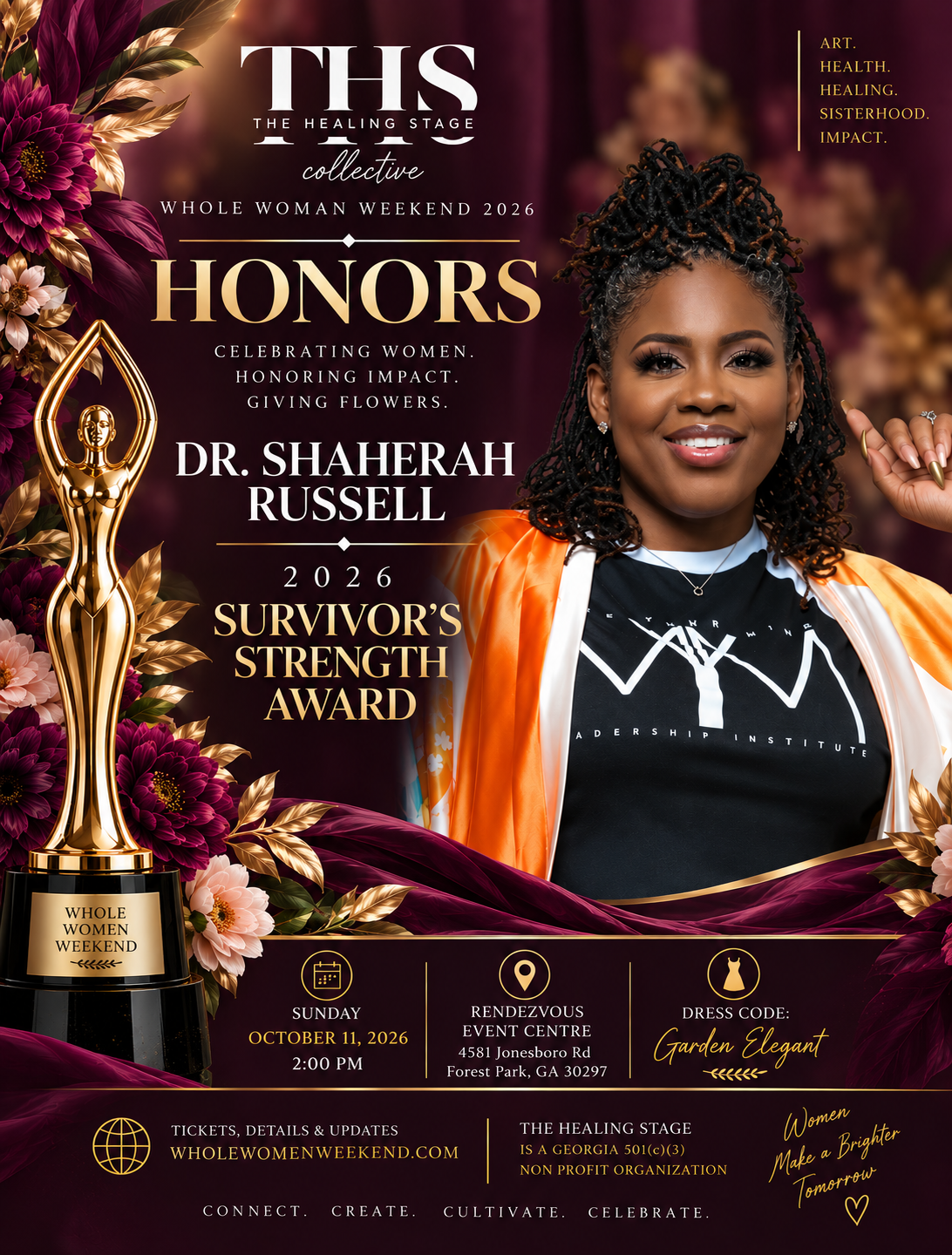 Dr. Shaherah Williams-Russell, 2026 THS Honoree — Survivor's Strength Award